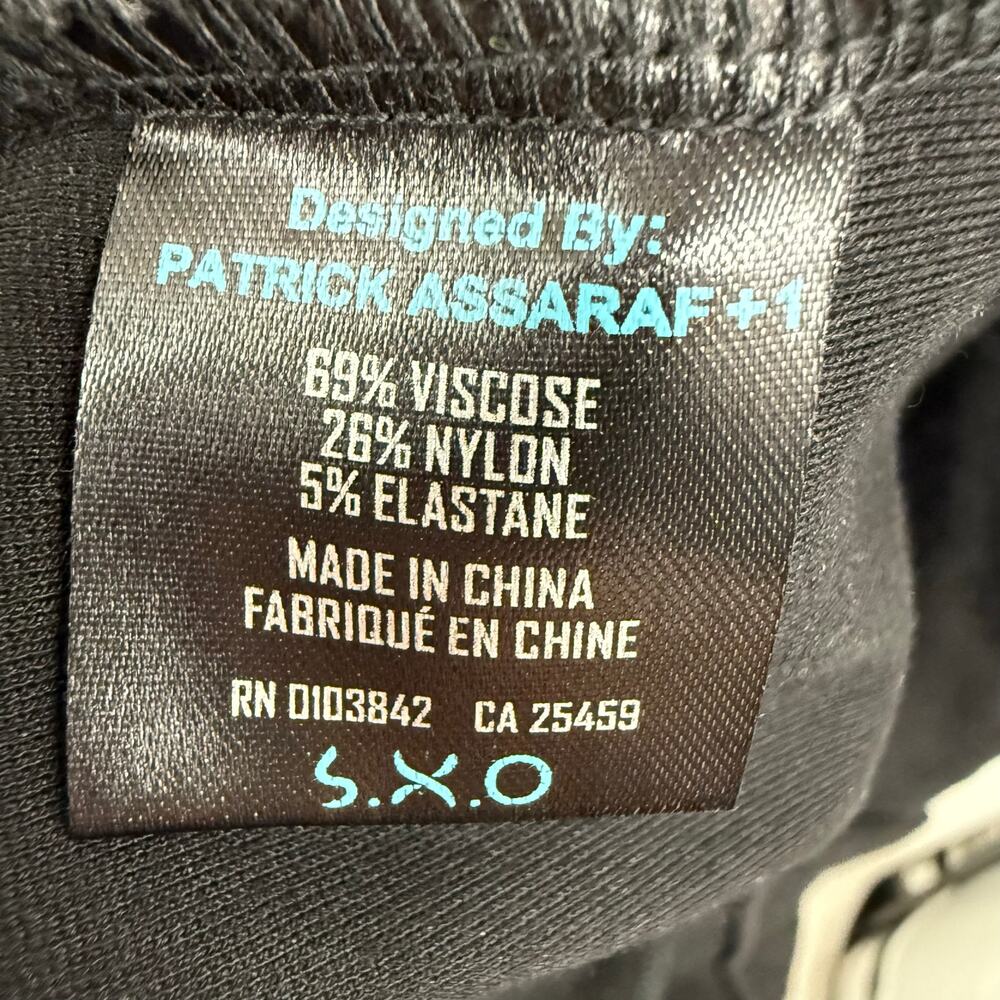 Patrick Assaraf Stretch Drawstring Pants Mens Sz … - image 8